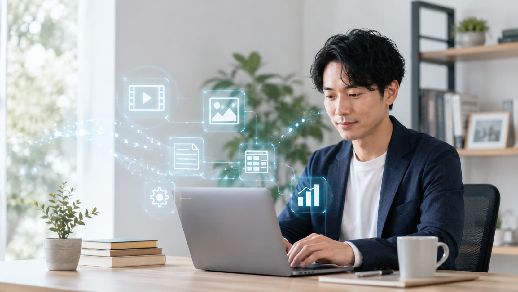 AIを活用した業務イメージ